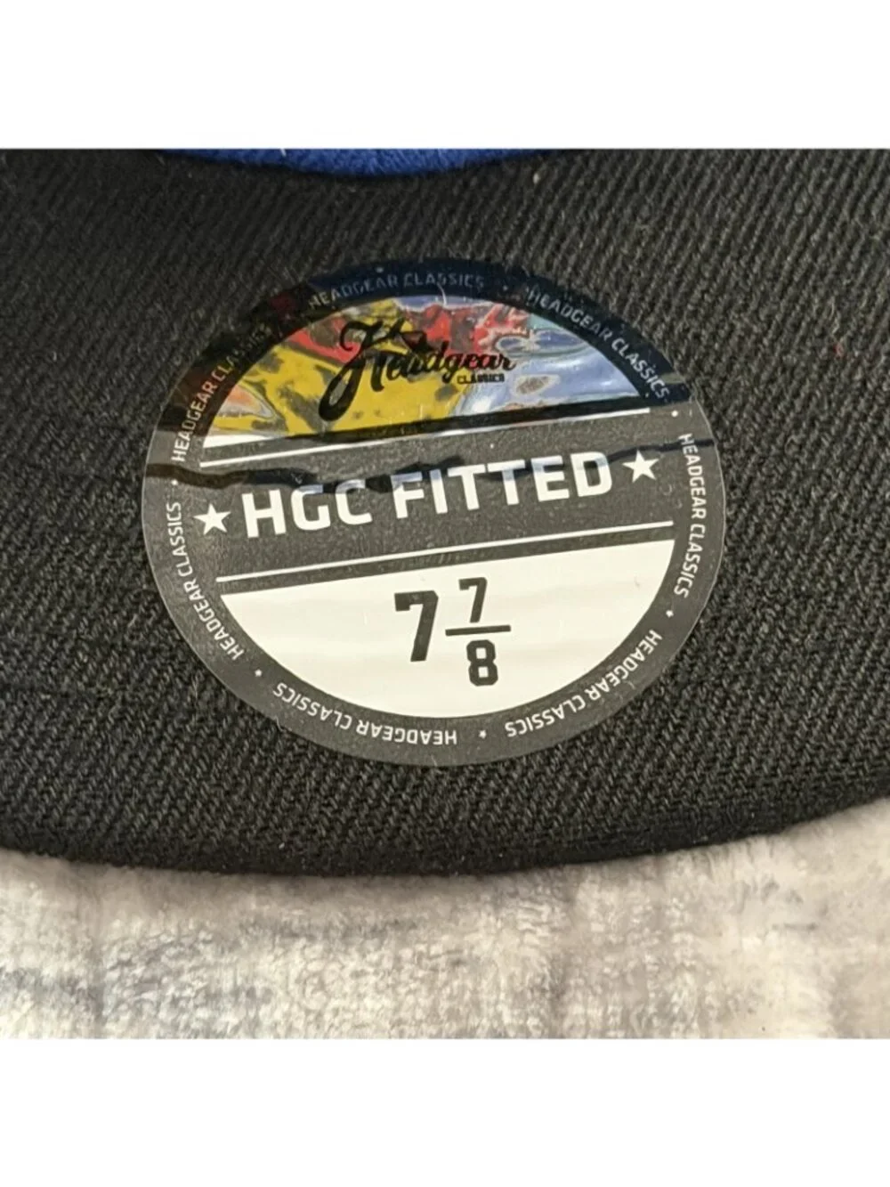 Headgear Classics Pac-Man Money Bag Fitted Hat Cap HGC FITTED Size 7 7/8 Black